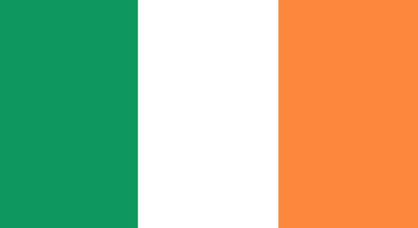 Σημαία της Ιρλανδίας γκρο πλαν - Φωτογραφία, εικόνα