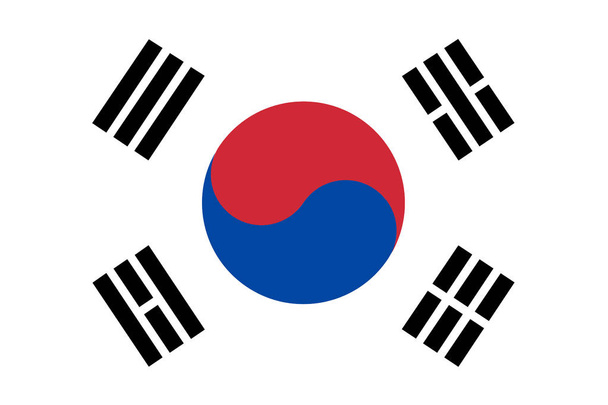 Прапор Південної Кореї Закри - Фото, зображення