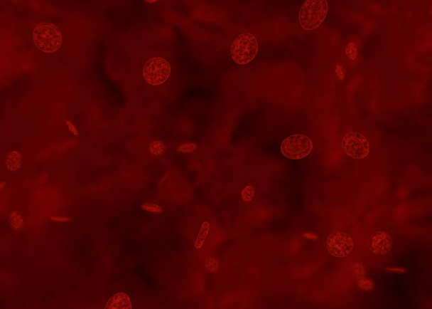 Клітини червоної крові в крові людини. 3D ілюстрація
 - Фото, зображення