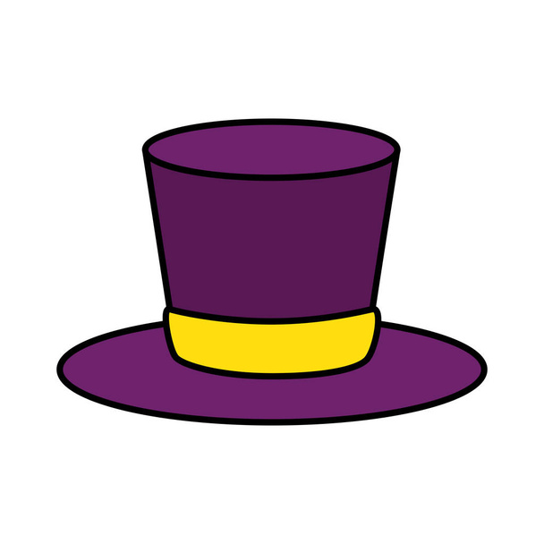Karneval klobouk top příslušenství - Vektor, obrázek