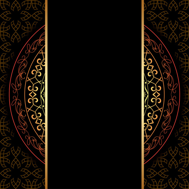 dunkler Hintergrund mit geometrischem Muster - Vektor - Vektor, Bild
