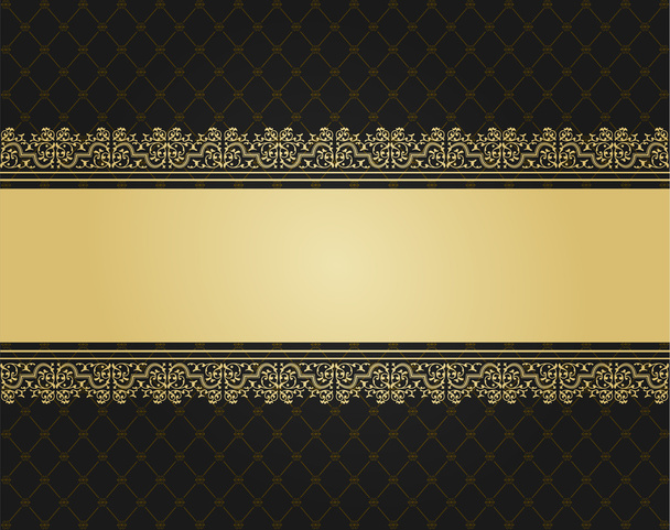Diseño de marco de plantilla para tarjeta de felicitación - Vector, Imagen