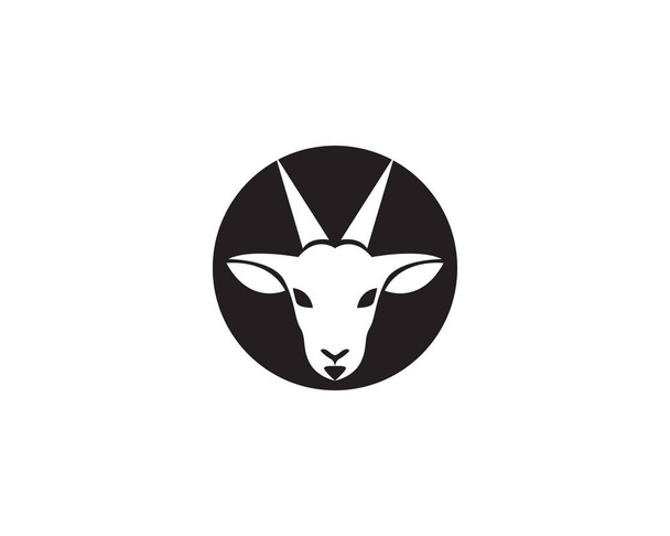 Logo de cabra Plantilla vector - Vector, imagen