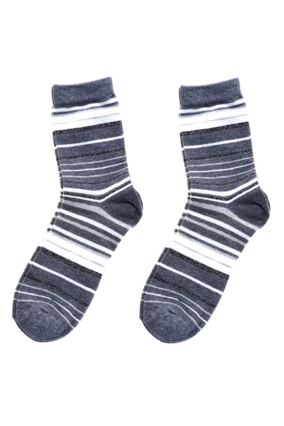 Шерстяные носки на белом
 - Фото, изображение