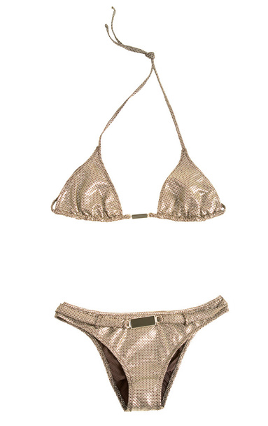 Piccoli cerchi metallizzati bikini cintura
 - Foto, immagini