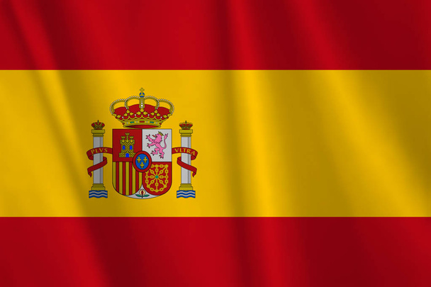 Spain flag illustration, spanish flag - Photo, Image