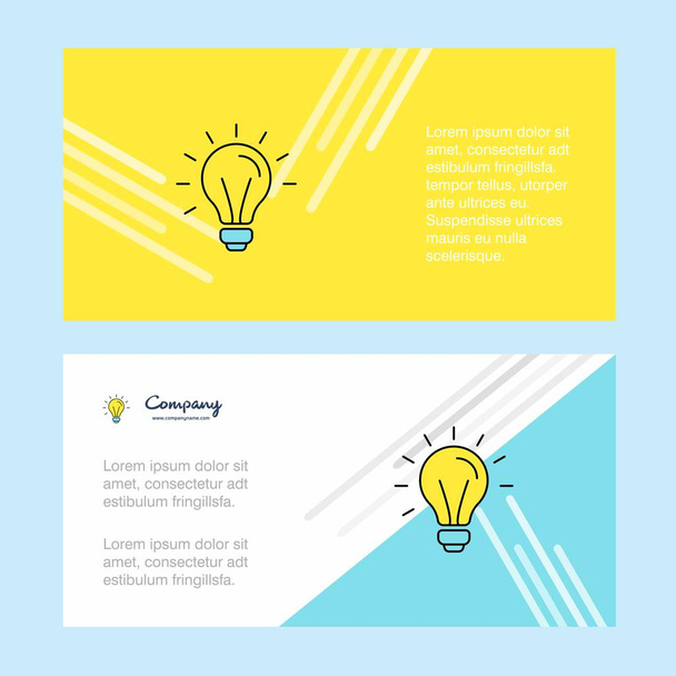 Idea abstract corporate business banner template, horizontal advertising business banner. - ベクター画像