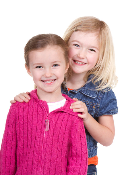 Two children smiling - Foto, Imagen