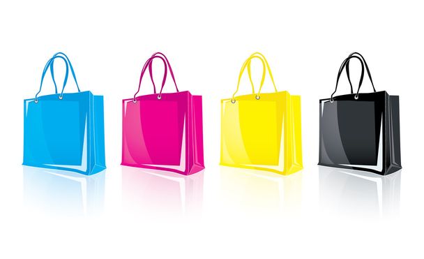 bolsas de compras - Vector, imagen