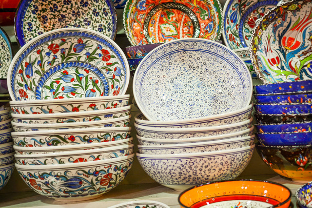 Турецька кераміки в базар - Фото, зображення