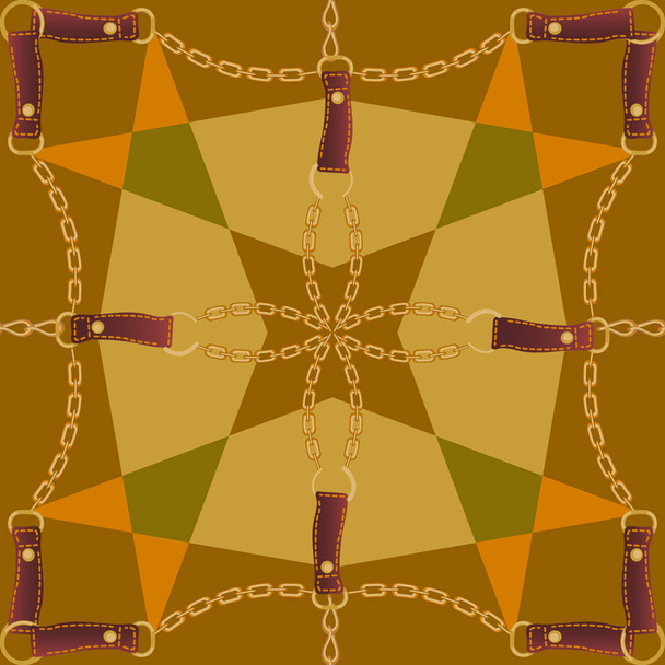 Geometric pattern with carnival motifs.  - Vektör, Görsel