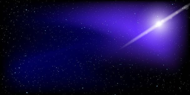 Space Stars Background. Illustration vectorielle du ciel nocturne
. - Vecteur, image