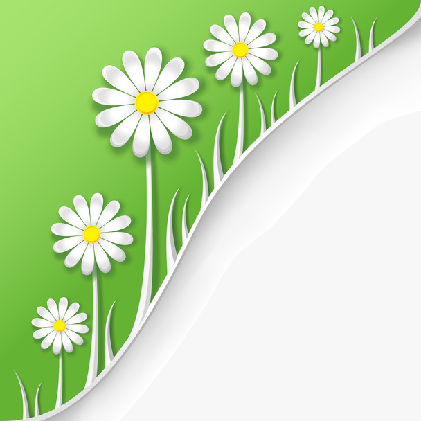 Abstract creative spring or summer background - Vector, afbeelding
