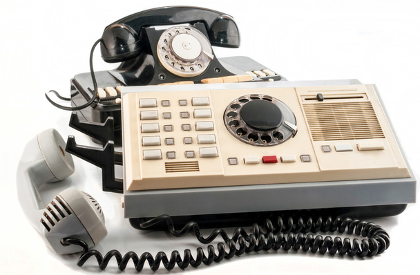 vieux téléphone-commutateurs
 - Photo, image