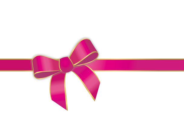 Pink ribbon - Вектор, зображення