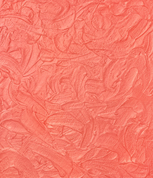Texture vivante en béton corail. Couleur tendance de l'année 2019
 - Photo, image