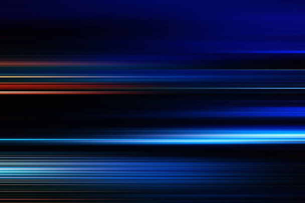blue technology abstract motion background of speed light - Photo, Image