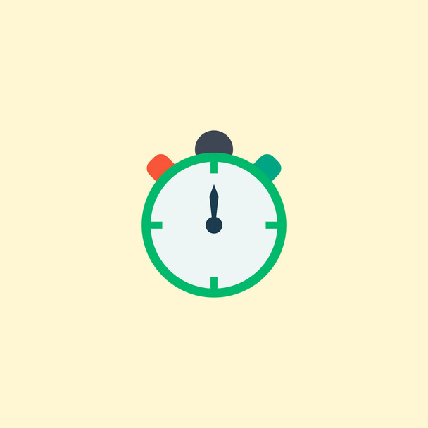 Timer icona elemento piatto. illustrazione dell'icona del timer piatta isolata su sfondo pulito per il design del logo dell'app mobile web
. - Foto, immagini