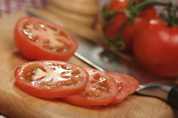 Fresh Cut Tomato - Fotografie, Obrázek