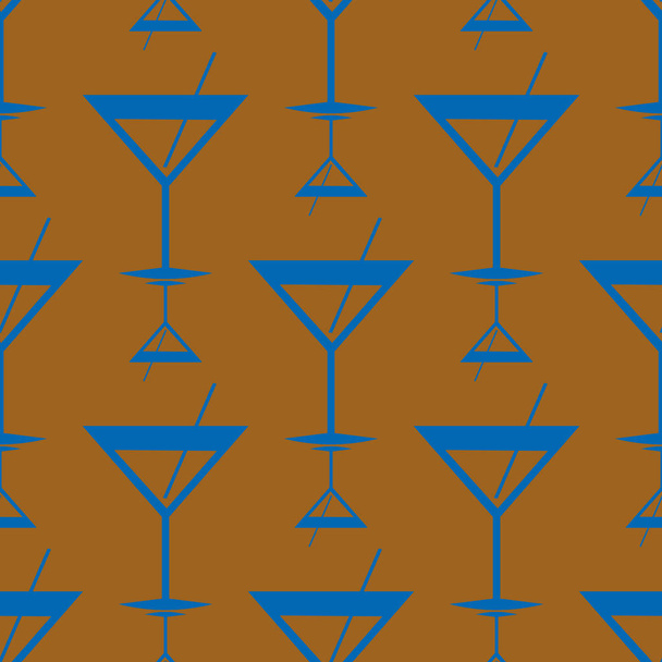 Тропические коктейли красочный бесшовный узор
 - Вектор,изображение
