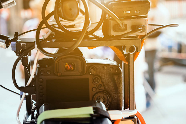 Film Crew. Behind the scenes - Photo, Image