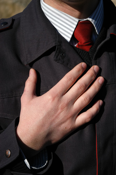 obchodní muž oblek rukou - Fotografie, Obrázek