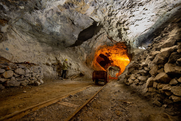the ancient mines of Dossena Italy - Photo, Image