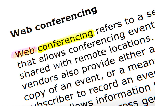 Conferência Web
 - Foto, Imagem