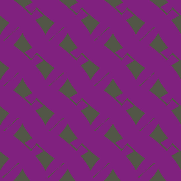 abstrakte Korbflechter geometrisches nahtloses Muster. Vektorillustration  - Vektor, Bild