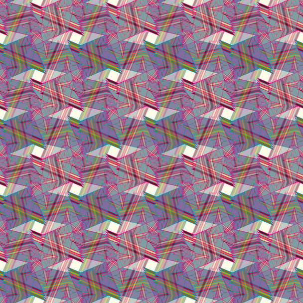 abstrakte geometrische bunte nahtlose Muster für Hintergrund.  - Vektor, Bild