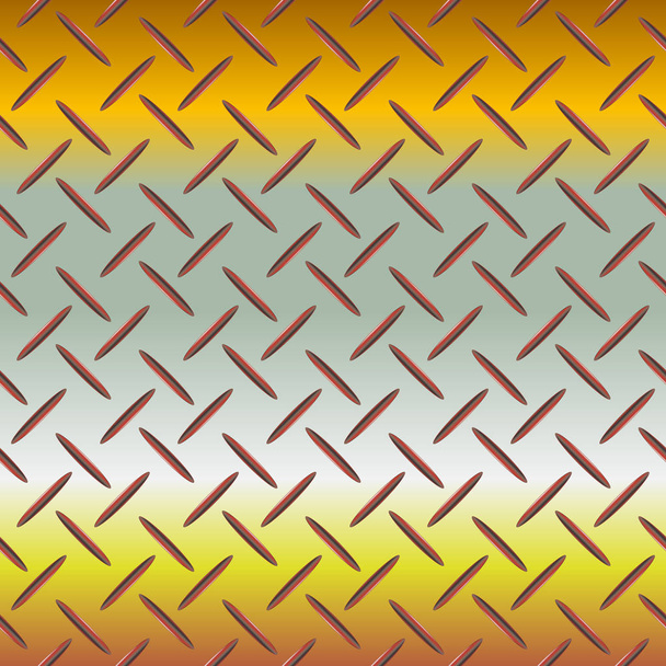Ilustración vectorial de patrón sin costura de rejilla metálica
. - Vector, imagen