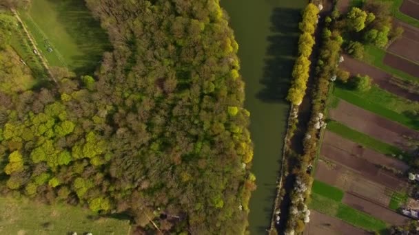 hermosa vista desde el aire de la isla y el maravilloso puente
 - Metraje, vídeo