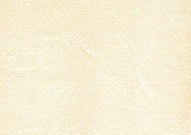 Watercolor paper old texture with damages, folds and scratches. Vintage empty beige background with space for text. - Vector, Image
