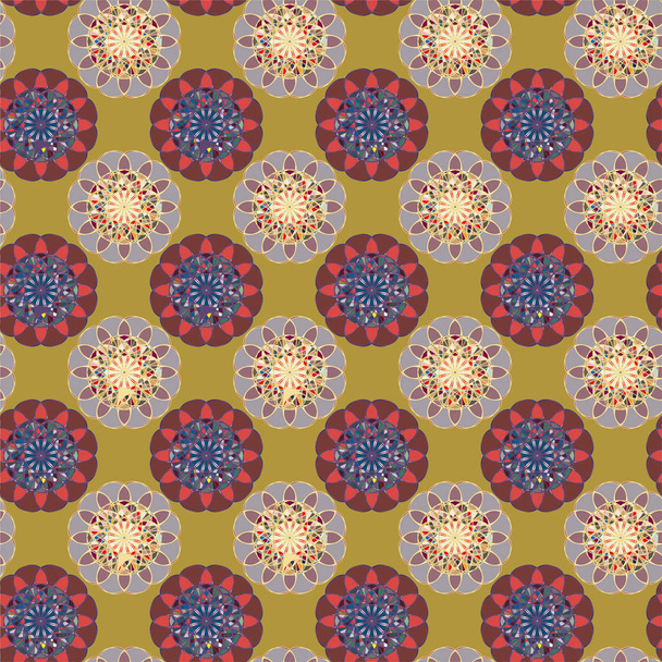 abstract geometrisch kleurrijk naadloos patroon voor achtergrond.  - Vector, afbeelding