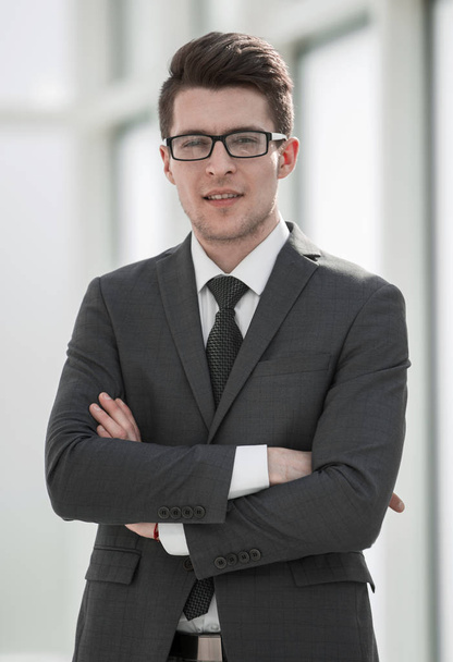 portrait of a successful young businessman - Foto, afbeelding
