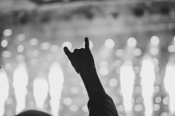 mani di persone al concerto
 - Foto, immagini