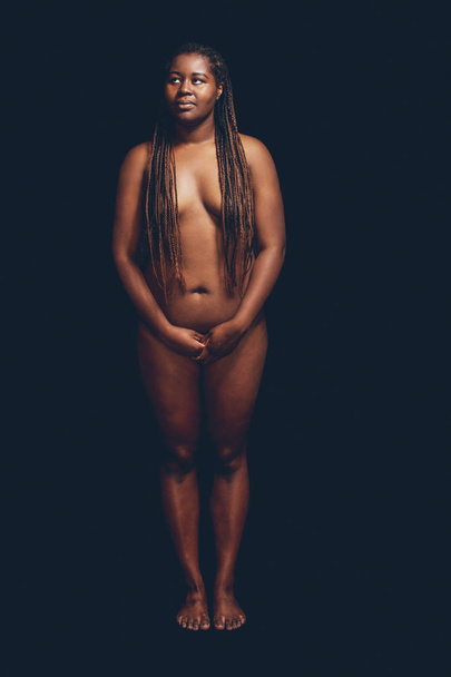 Whole silhouette of african woman - Fotó, kép