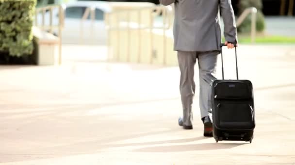Городской бизнесмен уезжает в аэропорт
 - Кадры, видео