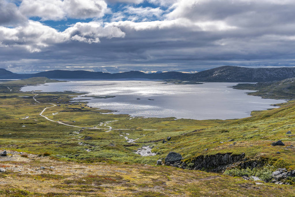 Krajobraz w Parku Narodowym Jotunheimen, Norwegia - Zdjęcie, obraz