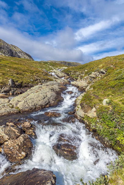 Small creek in Jotunheimen National park, Norway - Zdjęcie, obraz