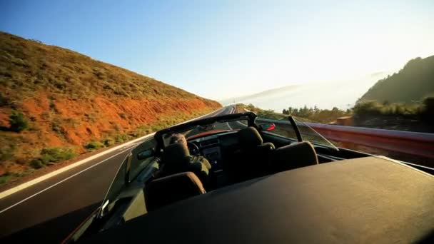 Cabriolet Pazifikautobahn San Francisco - Filmmaterial, Video