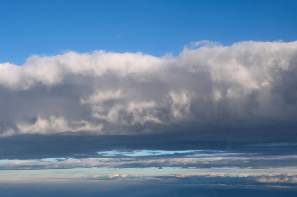 blue sky cloud background - Photo, image