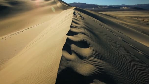 Sanddünen trockene Wüste - Filmmaterial, Video