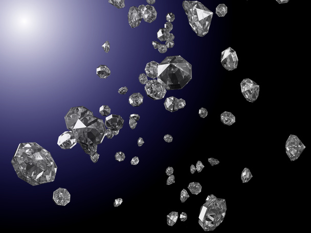 Падающие алмазы
 - Фото, изображение