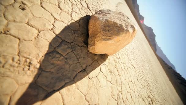 bewegte Rock-Rennbahn Playa Colorado Wüste - Filmmaterial, Video