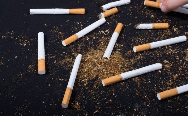 Dünya Tütüne Hayır Günü posteri sigara içilmez diyor. - Fotoğraf, Görsel