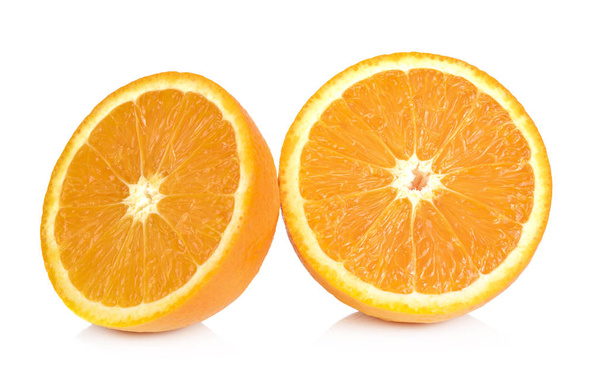 Narancs gyümölcs elszigetelt fehér alapon - Fotó, kép