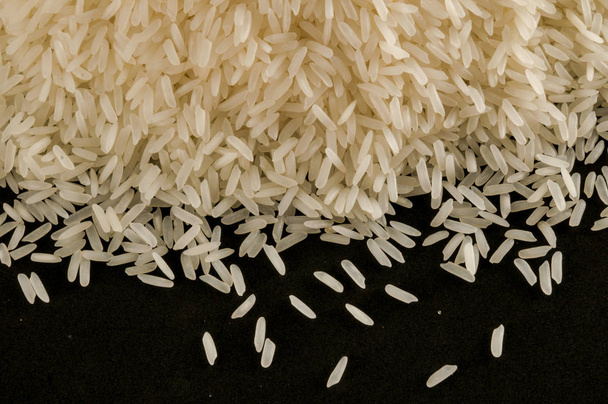 Photo picture of Organic brown rice texture background - Photo, Image