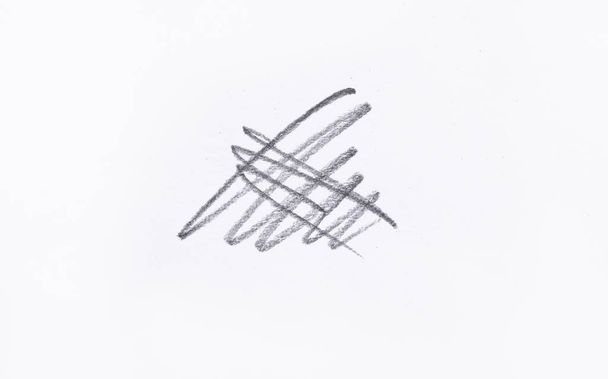 πολλαπλές γραμμική μολύβι γρατσουνιές στην επιφάνεια ΚΕΝΗΣ ΣΕΛ.. - Φωτογραφία, εικόνα