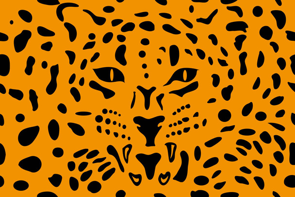 векторний візерунок із зображенням леопарда як абстрактного фону
 - Вектор, зображення